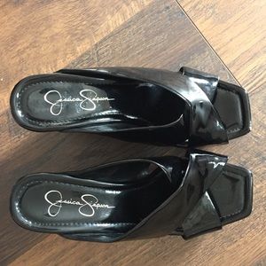 Jessica Simpson Black Wedge